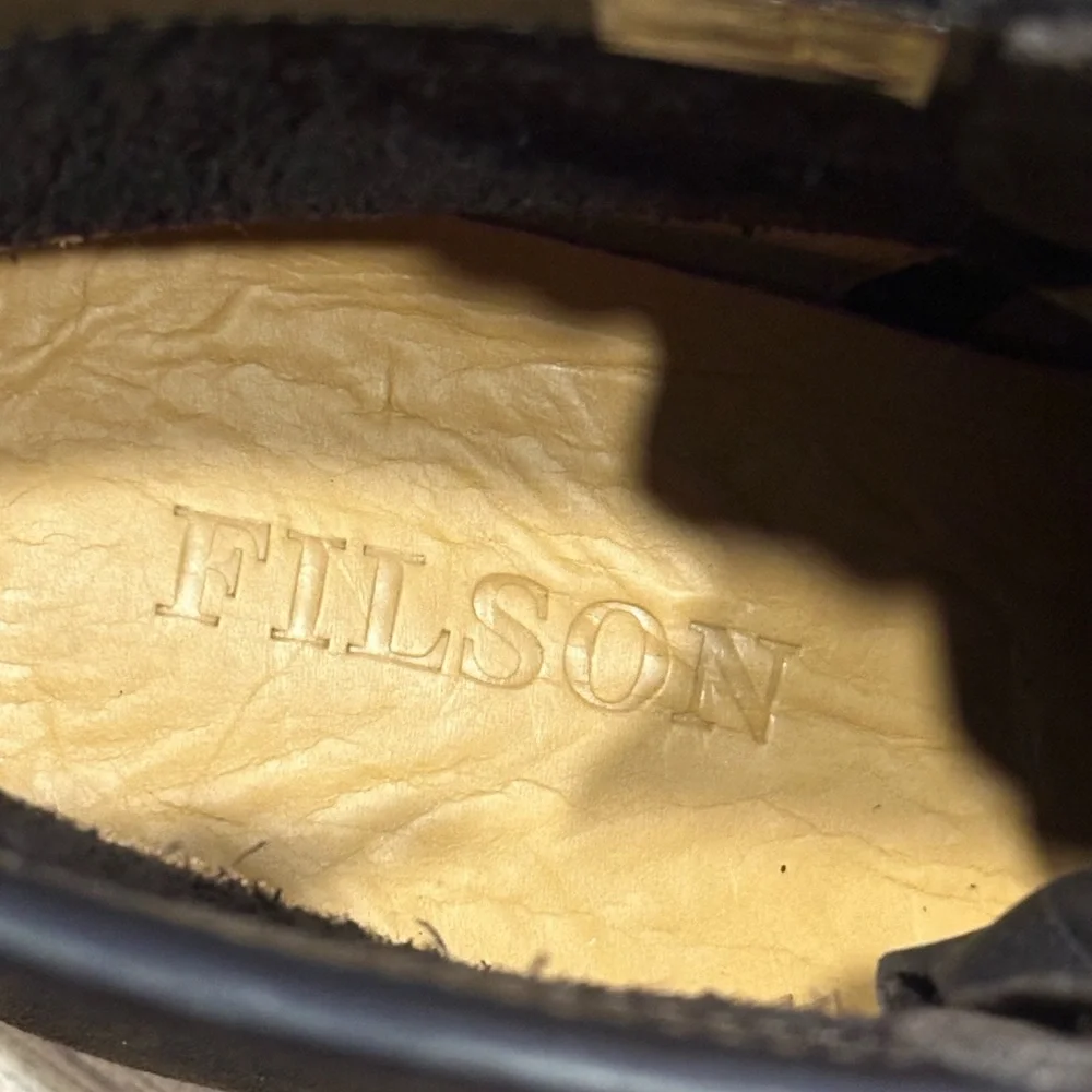 NEW Filson Service Boots 2 in Whiskey Brown Rough Out Size Mens 9